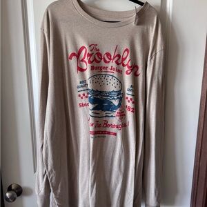 Old Navy Beige Long Sleeve Shirt
